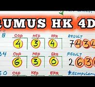 Rumus Jitu Hk 4D Malam Ini